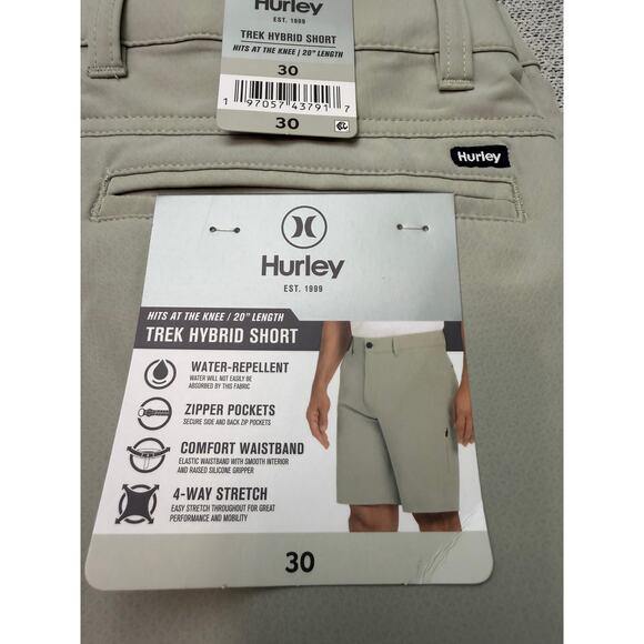 Hurley Trek Hybrid Men’s Shorts Bundle of 2, Size 30 New with Tags - Picture 2 of 9